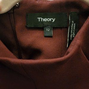 Theory Women's Long Sleeve Dolman Shift Dress sz 12